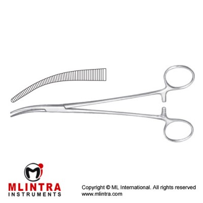 Martin-Fuchsig Haemostatic Forceps Curved Stainless Steel, 20.5 cm - 8" 